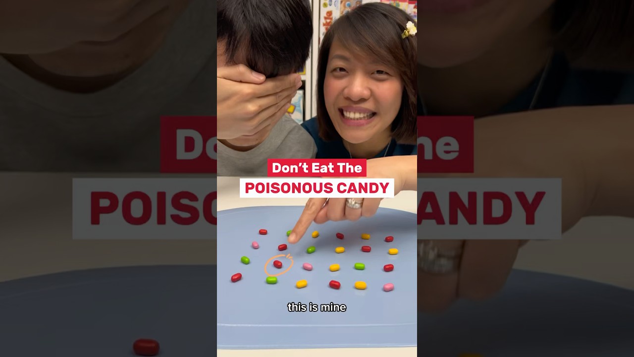 The MOST nerve-wracking game we&rsquo;ve ever played! 🍬🫨 #poison #familygames #twoplayergames #married