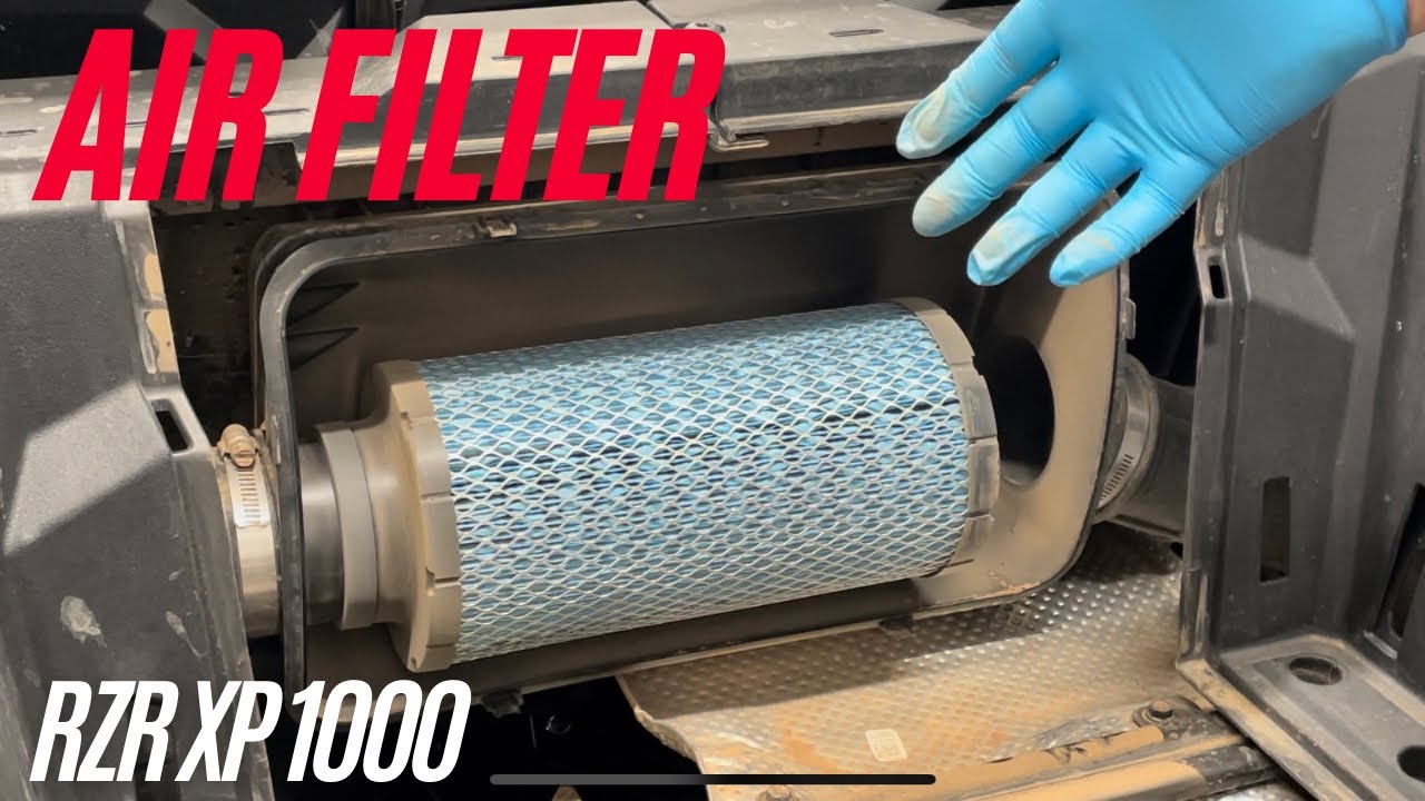 AIR FILTER CHANGE - 2023 Polaris RZR XP 1000 (Vid #9)