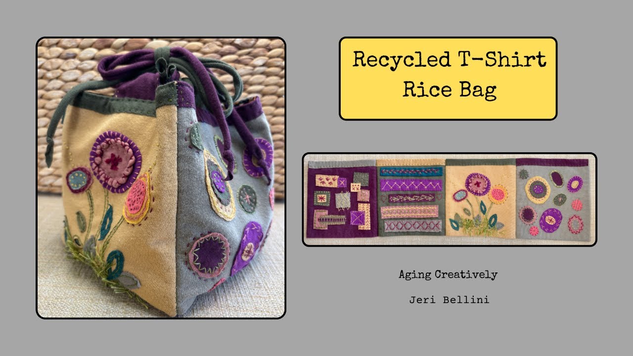 Rice Bag Tutorial using a Recycled T-Shirt