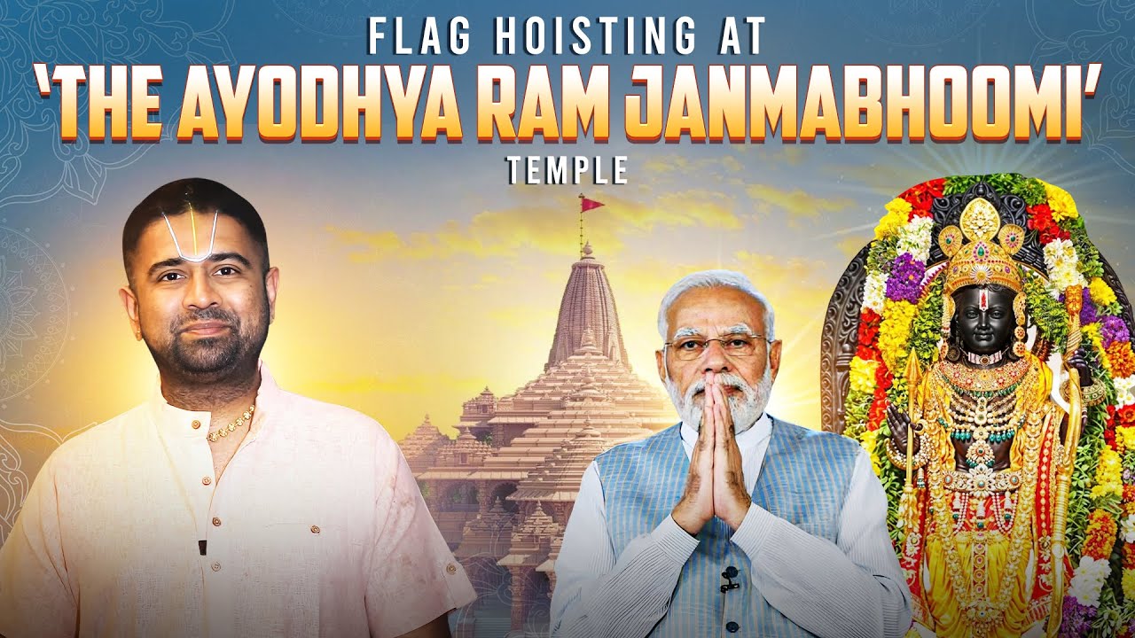Flag hoisting at ‘The Ayodhya Ram Janmabhoomi’ temple | Dushyanth Sridhar @RepublicWorld
