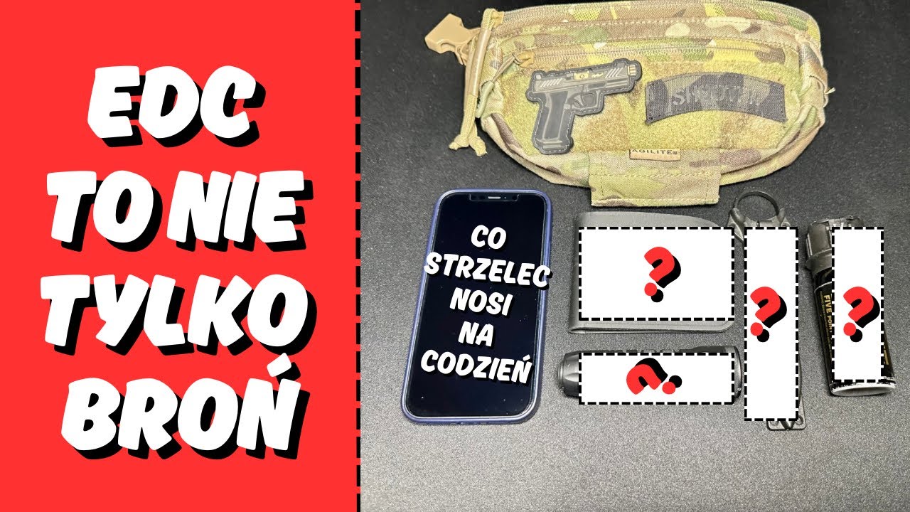 Co nosi strzelec na co dzień? EDC to nie tylko broń