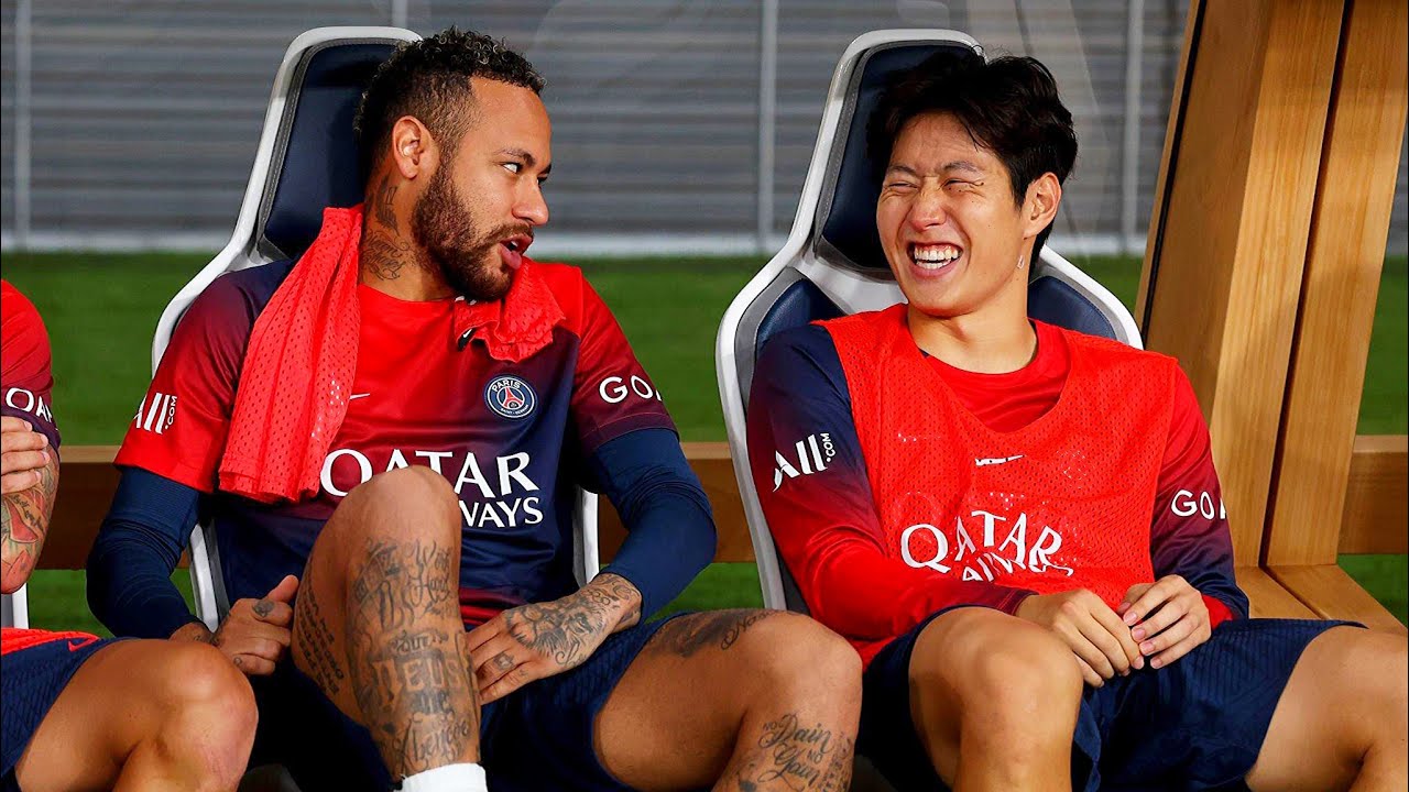Best of Neymar and Kang-in Lee | The new PSG bromance