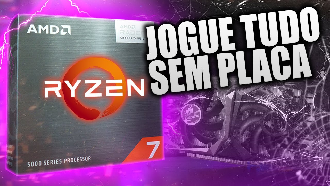 JOGUE SEM PLACA DE VÍDEO! RYZEN 7 5700G EM JOGOS! (NEM ACREDITEI)