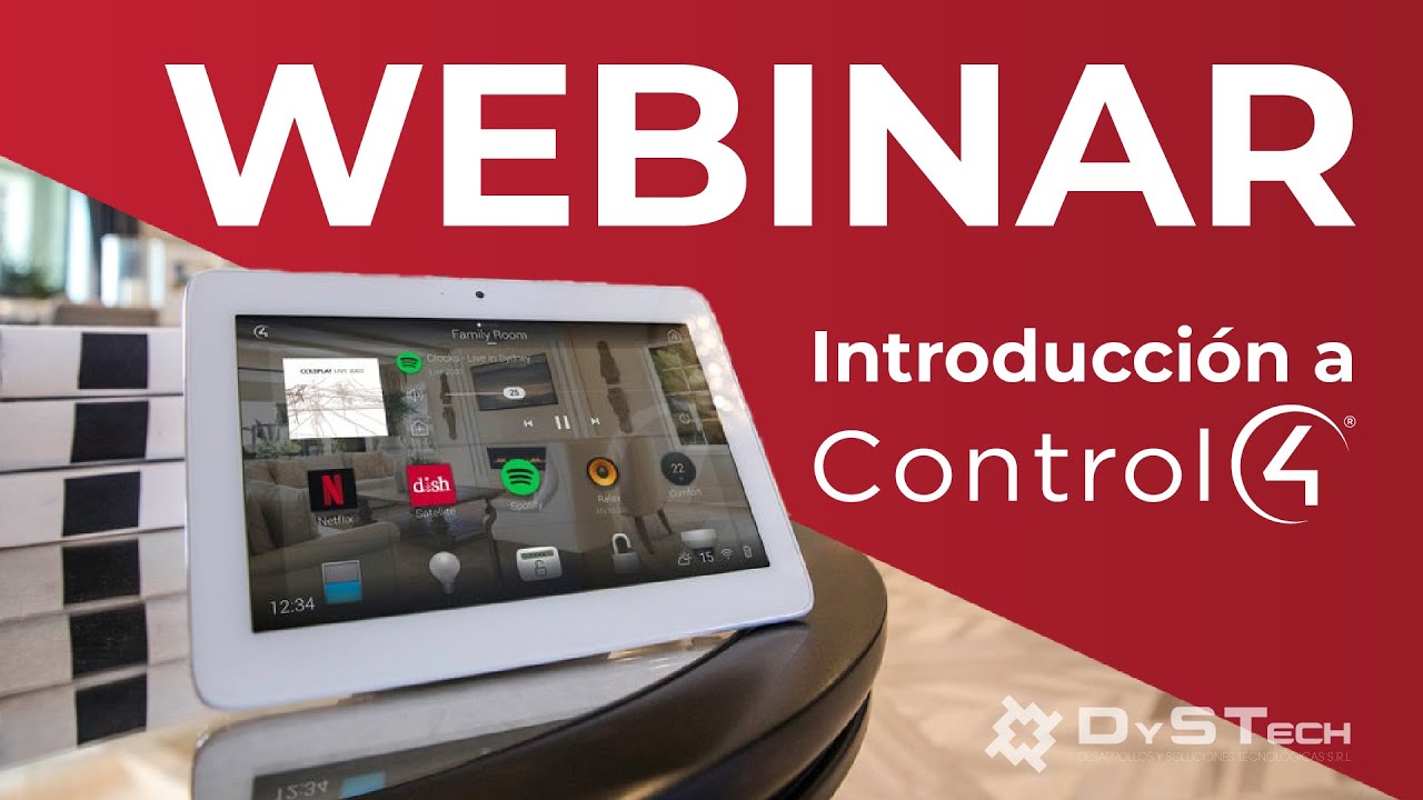 Webinar : Control4 , presentación de productos y características principales