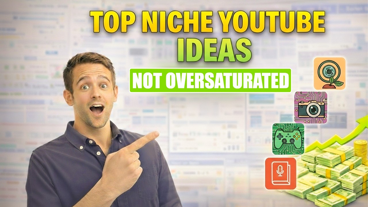 Top Niche YouTube Channel Ideas that are Not Oversaturated