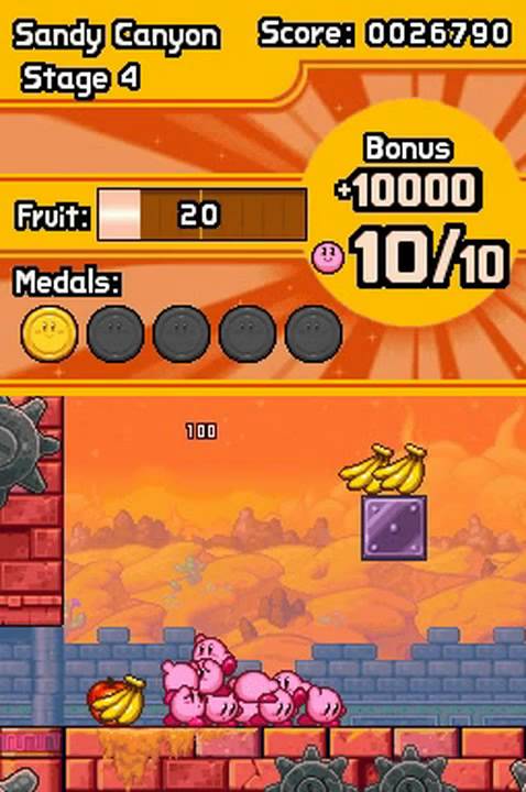 Kirby Mass Attack - Sandy Canyon - Stage 4