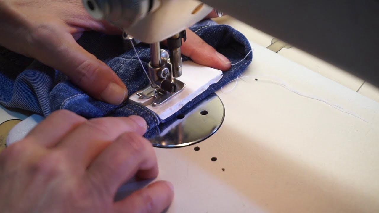 DIY sewing hack tool for thick fabrics