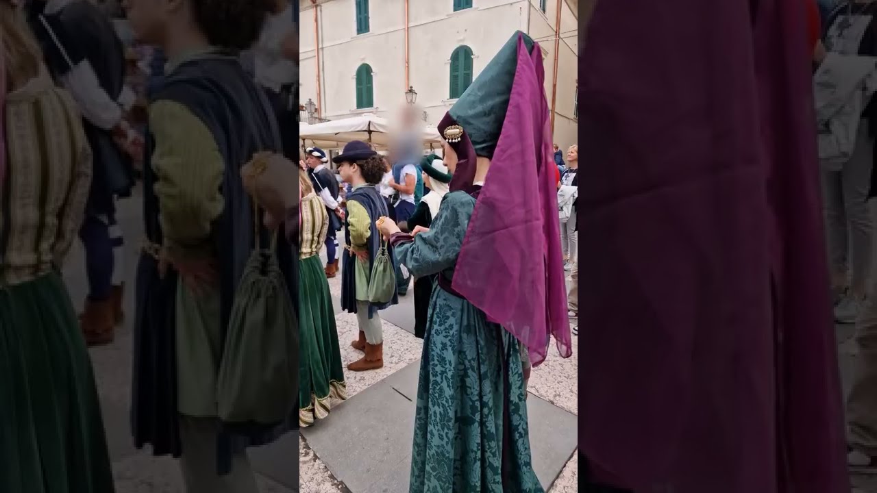 Historical re-enactment. Did you know that Lazise is the oldest free municipality in Italy?