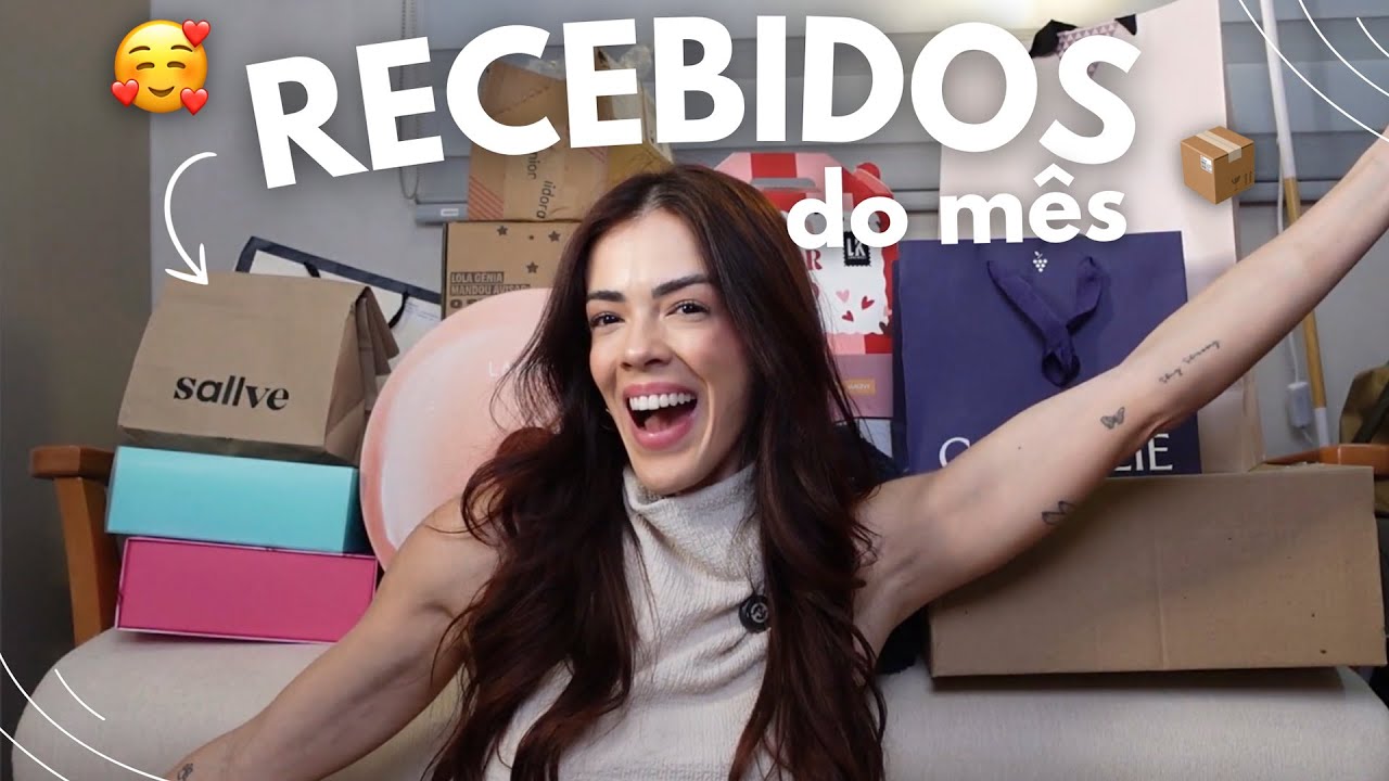 RECEBIDOS DO M&Ecirc;S com muitas novidades! 