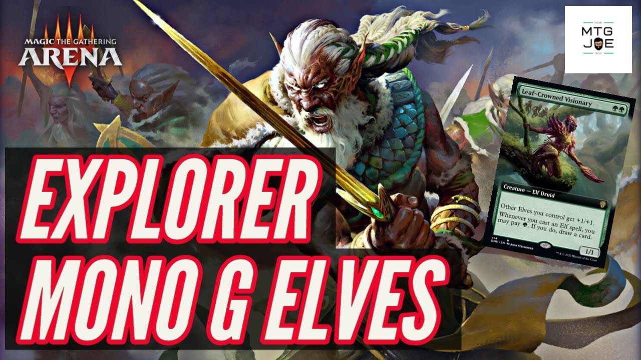 Explorer Mono Green Elves | MTG Arena Mythic Decks | Magic the Gathering | MTGA