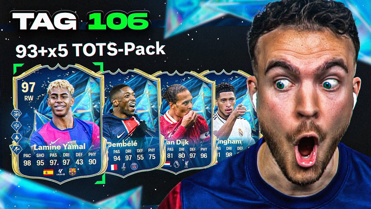 YESSS mein 5x93+ EFIGS TOTS PACK GÖNNT! WAS ERREICHT man in FC 25 ohne FC POINTS? TAG 106 🥼🧐