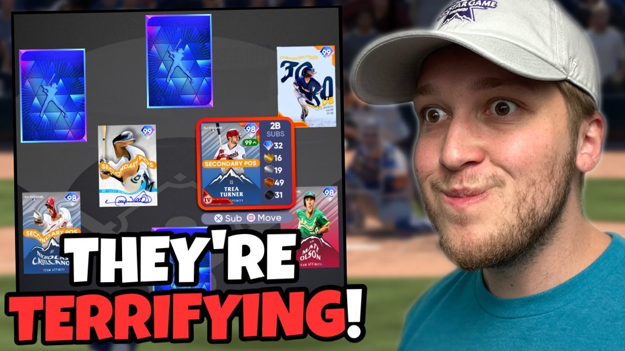 i used THE MOST INTIMIDATING PLAYERS ONLY and played a VERY CLOSE game.. MLB The Show 21