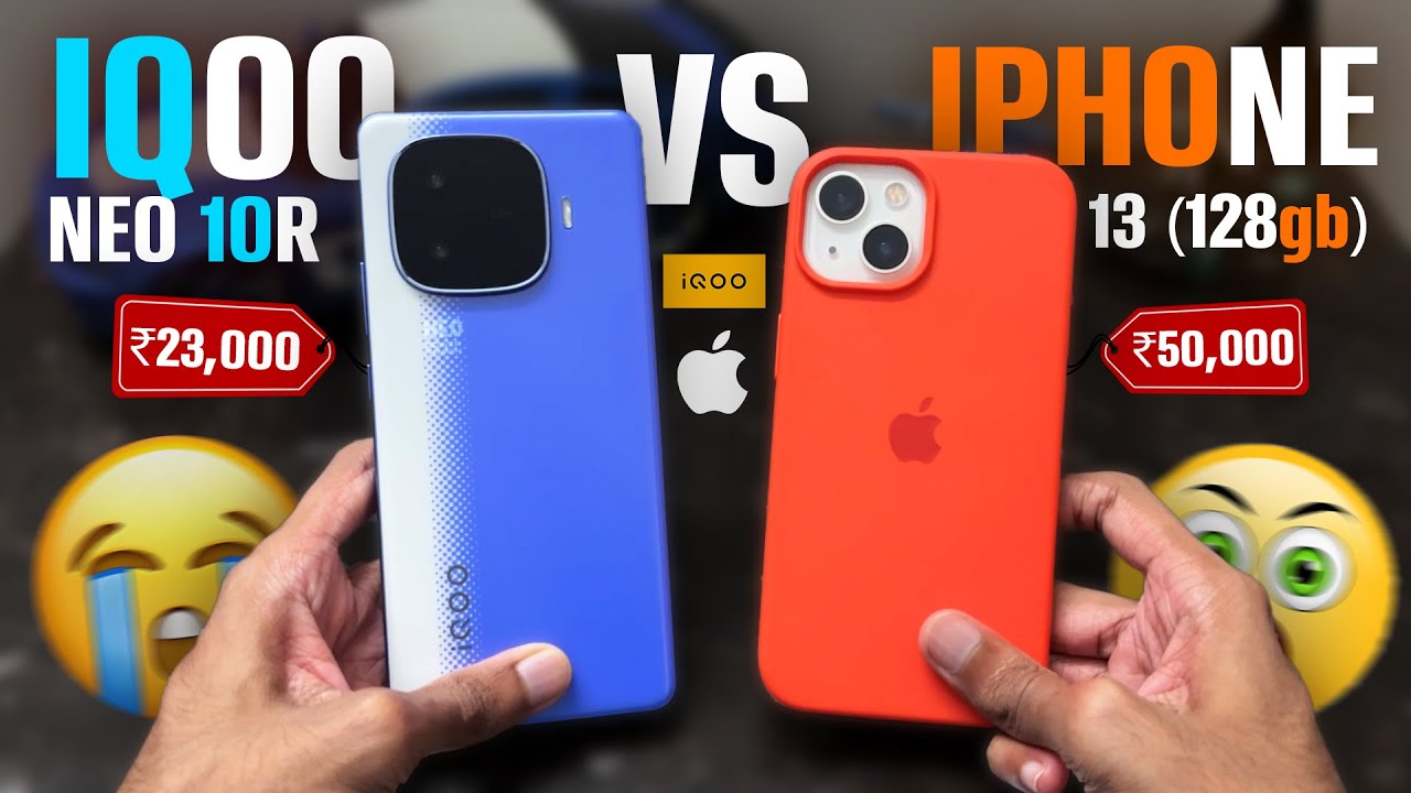 Iqoo Neo 10r Vs Iphone 13 Speed Test Comparison💀🔥 | IOS Vs Android | Which One Is Better?🤔