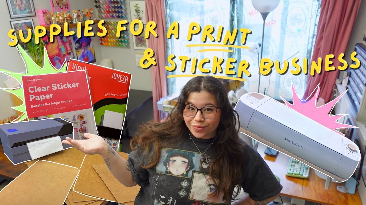 Everything I bought to start selling prints and stickers in 2026 | I'm opening an art shop this year