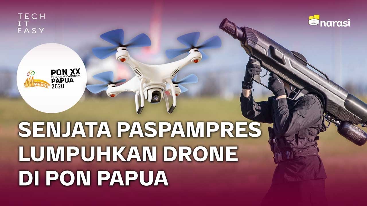 Aksi Paspampres Lumpuhkan Drone di PON Papua, Pakai Senjata Apa? | Tech It Easy
