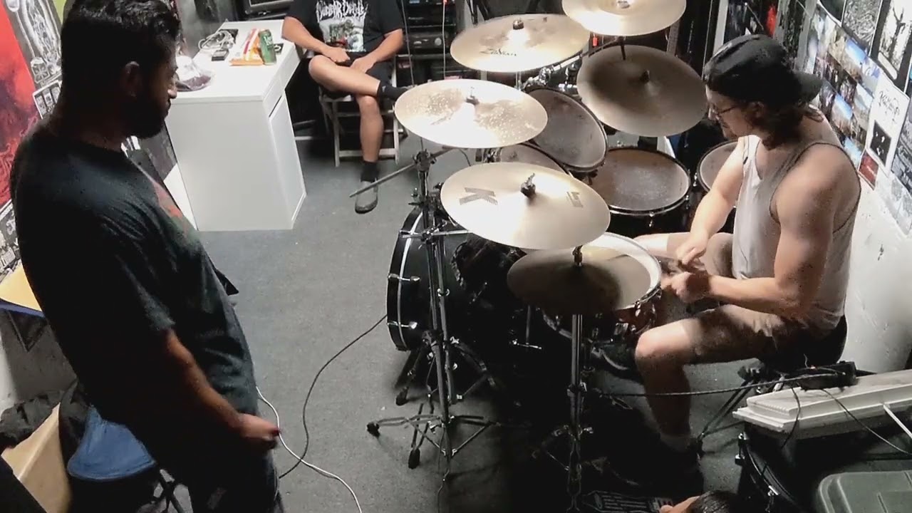 To Violently Vomit (Disgorge) - Cranial Impalement - July 2022 Rehearsal - feat. Angel Ochoa