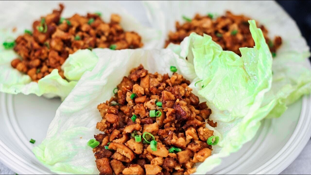 Gluten Free Lettuce Wraps (Copycat PF Chang's Recipe)
