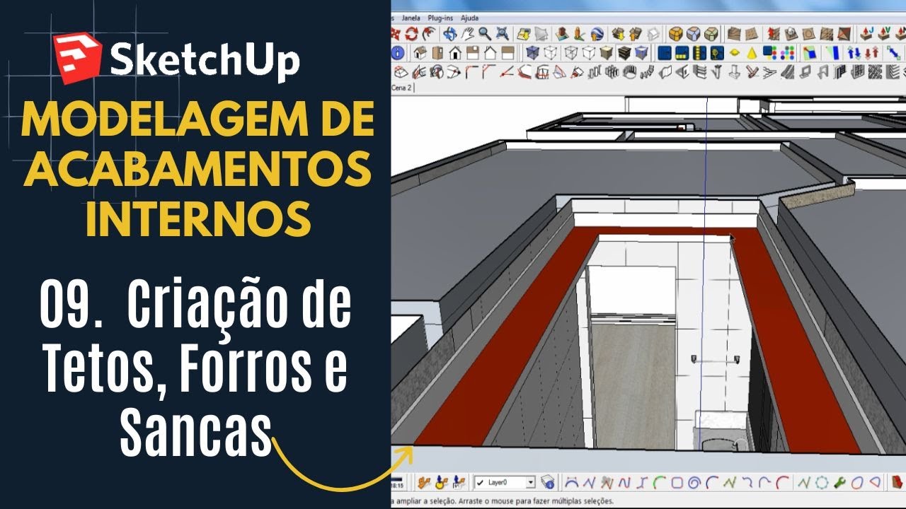 Passo a Passo: Criação de Tetos, Forros e Sancas Realistas no Sketchup!