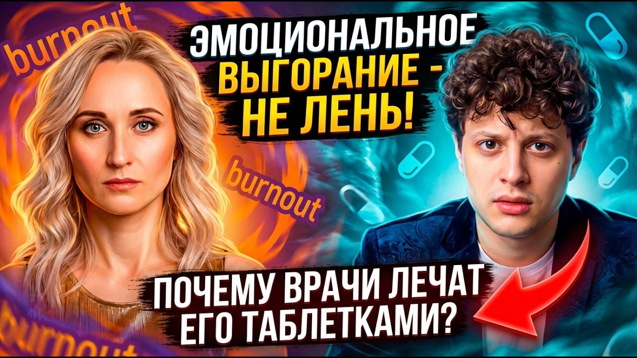 Эмоциональное выгорание — это не лень! | Почему врачи теперь лечат его таблетками