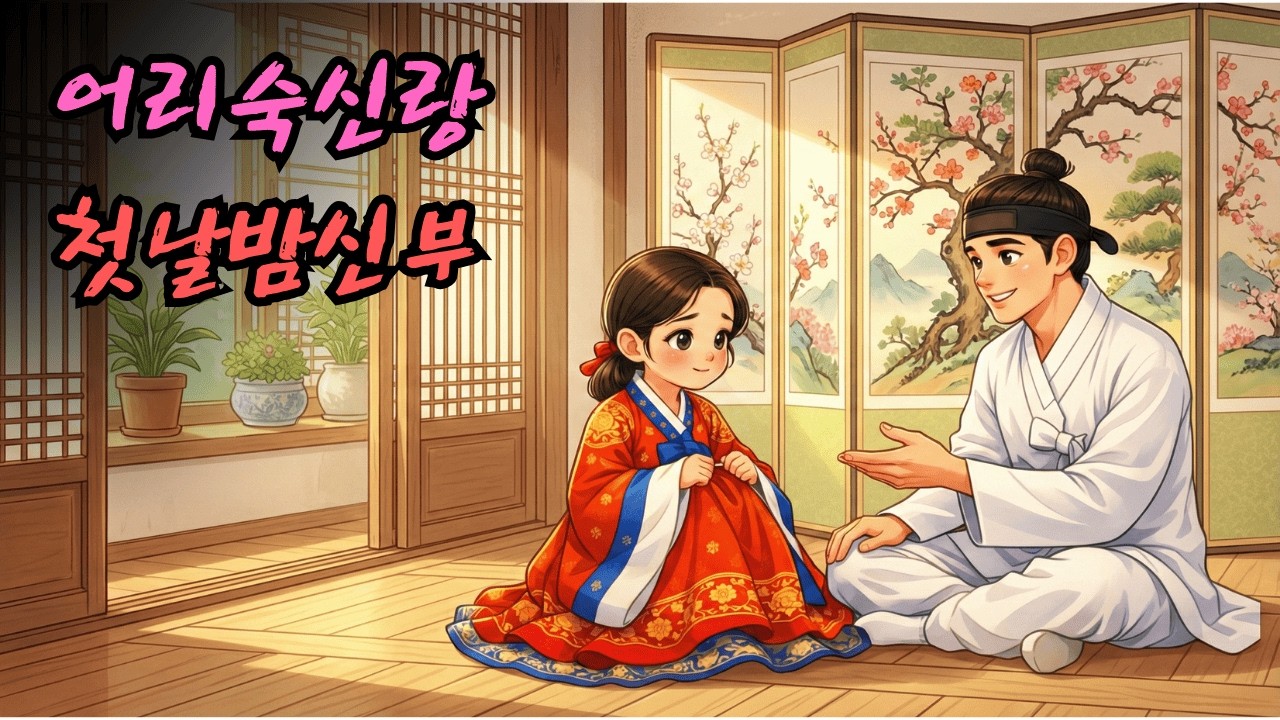 어리숙한 신랑과 아담한 신부의 결혼 첫날밤. |민담 |전설 |설화 |옛날이야기 |오디오북