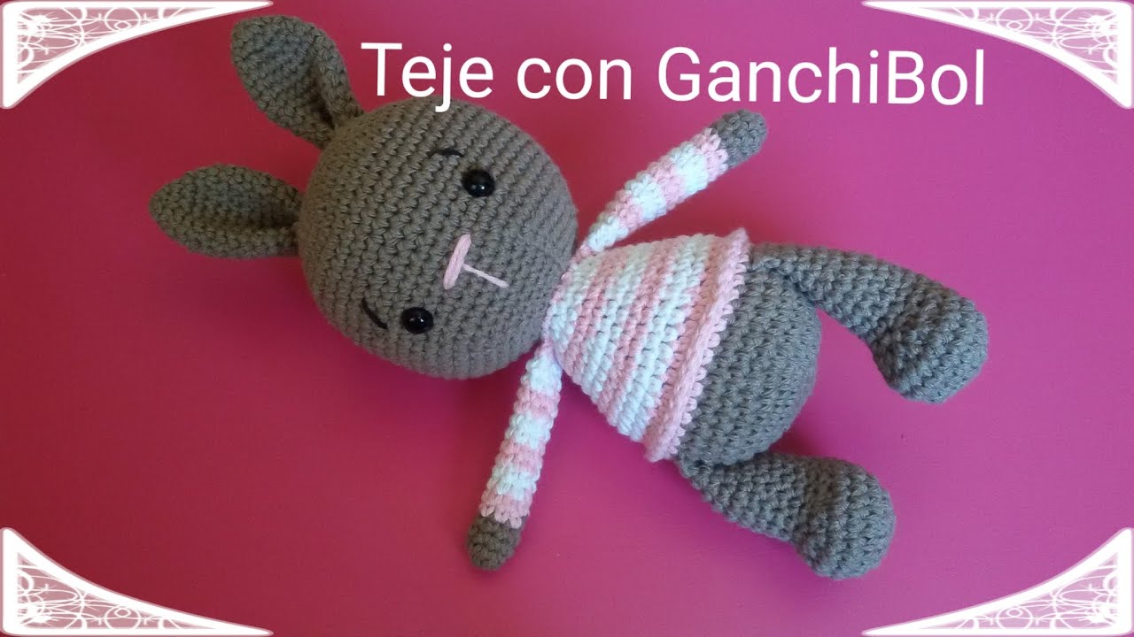 Conejito // Teje con GanchiBol un lindo amigurumi