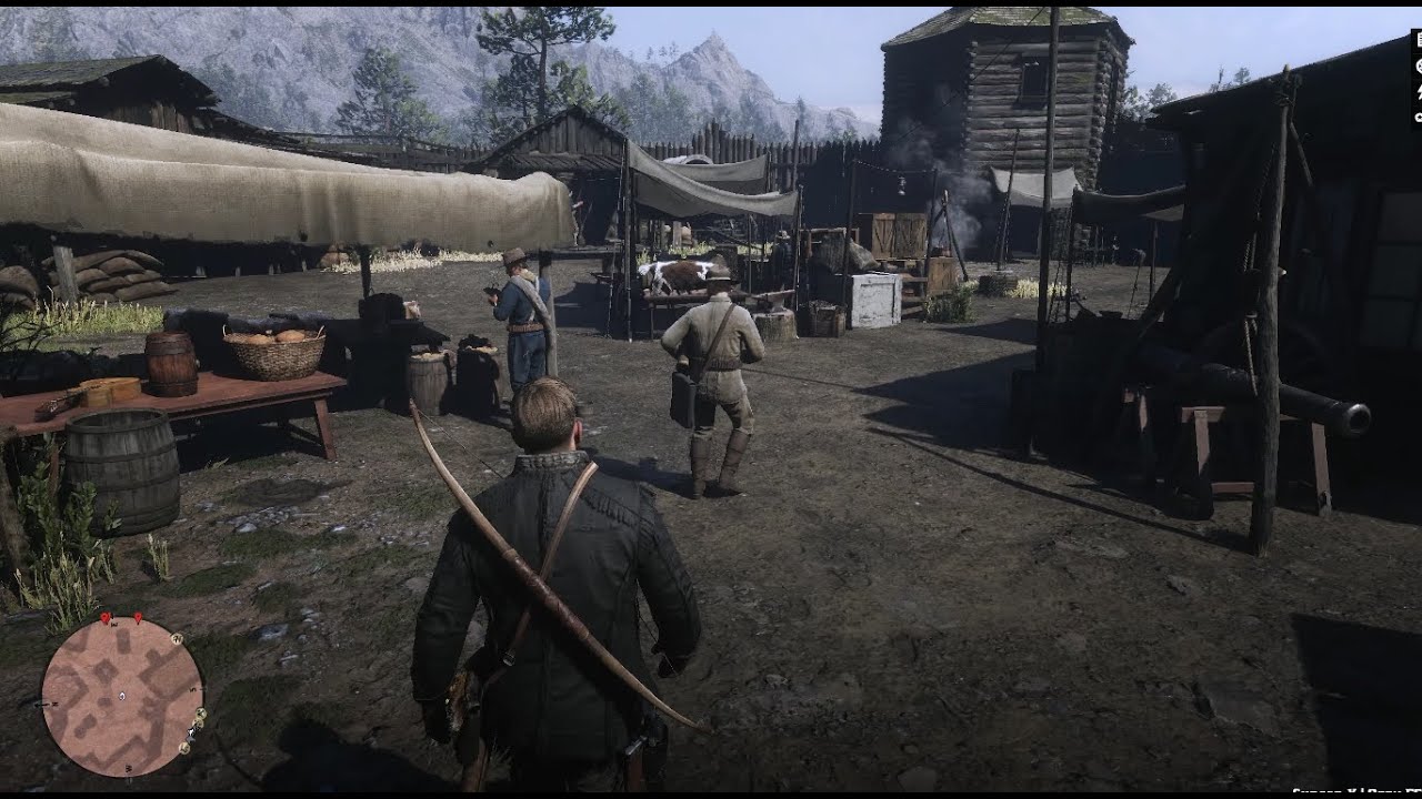 Red Dead Redemption 2 | Exploring Fort Wallace | PC 1440p