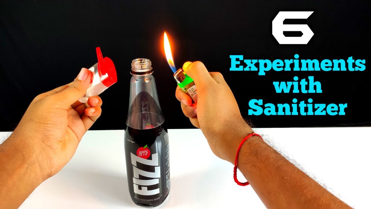 6 Amazing Experiments with Hand Sanitizer || Easy Experiment With Sanitizer || Creative Hacker
