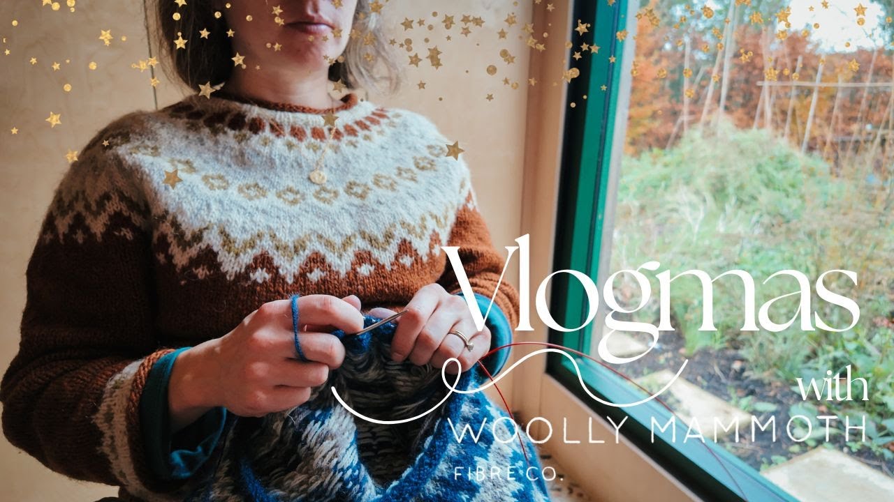 🎄⭐Влогмас 🕯️🛷☃️🍪 | Эпизод пятый — Работайте со мной и общайтесь | Компания Woolly Mammoth Fibre