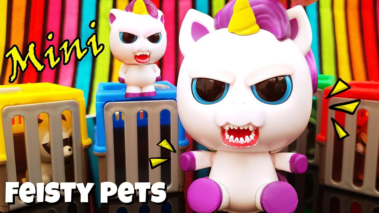 For Kids: Small Feisty Pets Unicorn 🦄 Toy Suprises for kids!