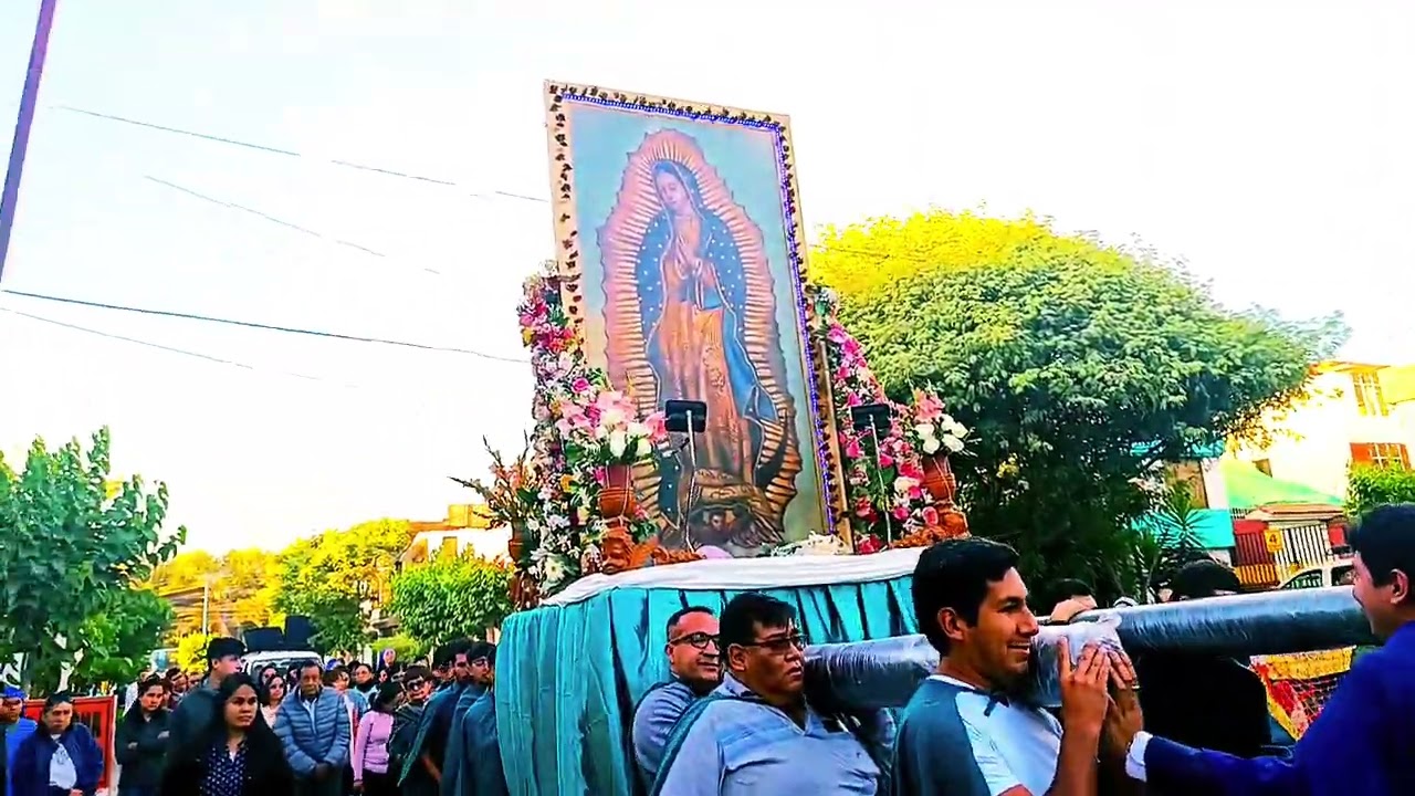 Procesión de la Virgen de Guadalupe. Distrito de JLByR. Arequipa. (1)