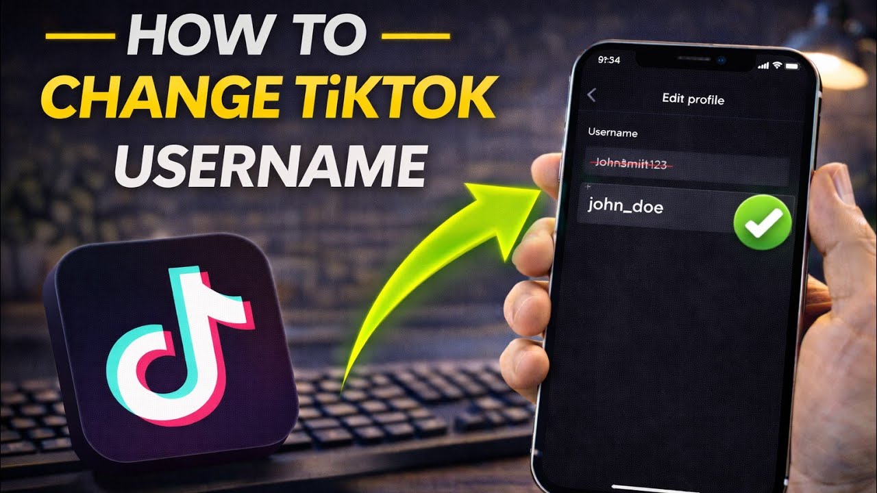 How to Change TikTok Username (Update Your @Handle Safely)