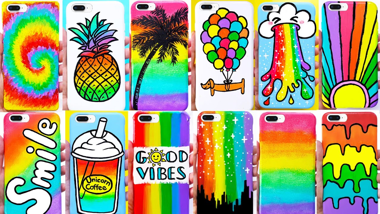 Чехлы для телефона! 🌈 DIY САМЫЕ бюджетные чехлы