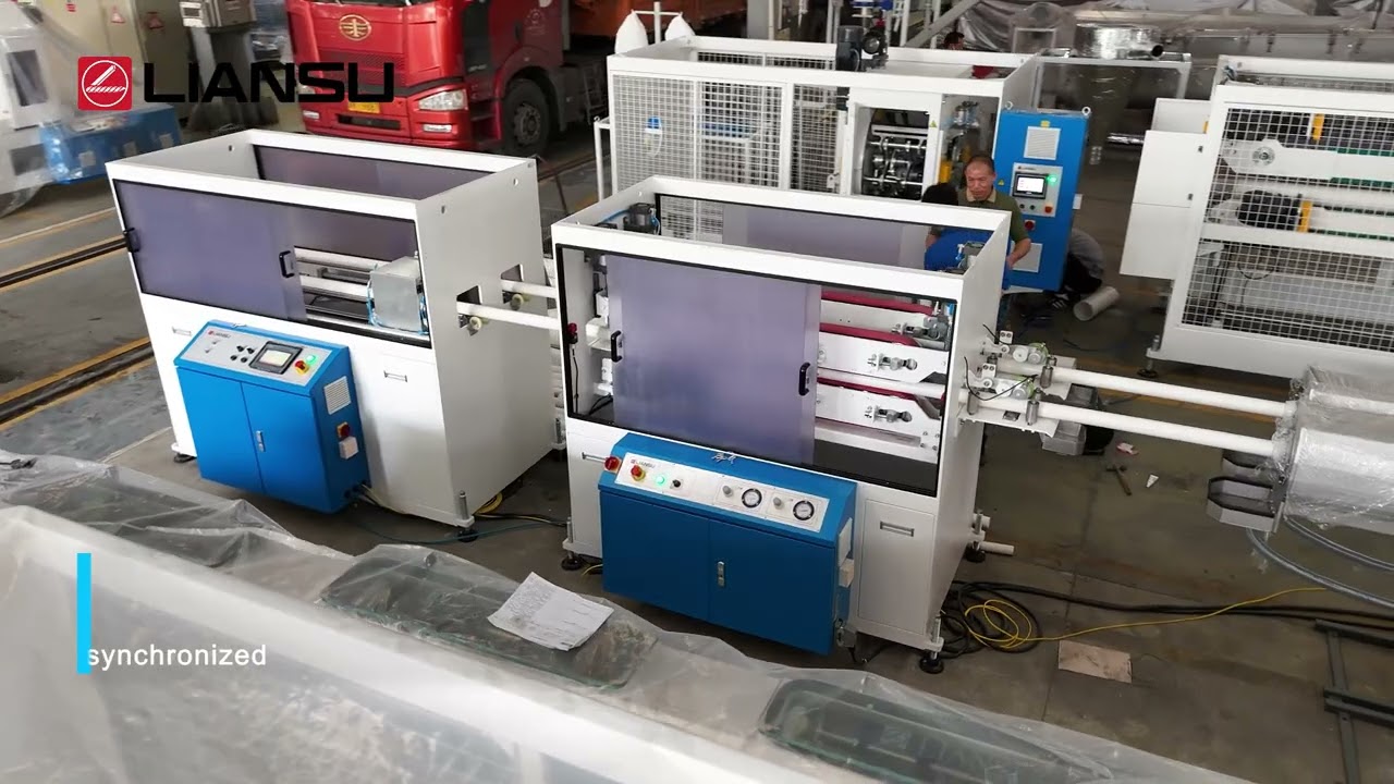 LSDP(H)-63 PVC Twin Pipe High speed extrusion line