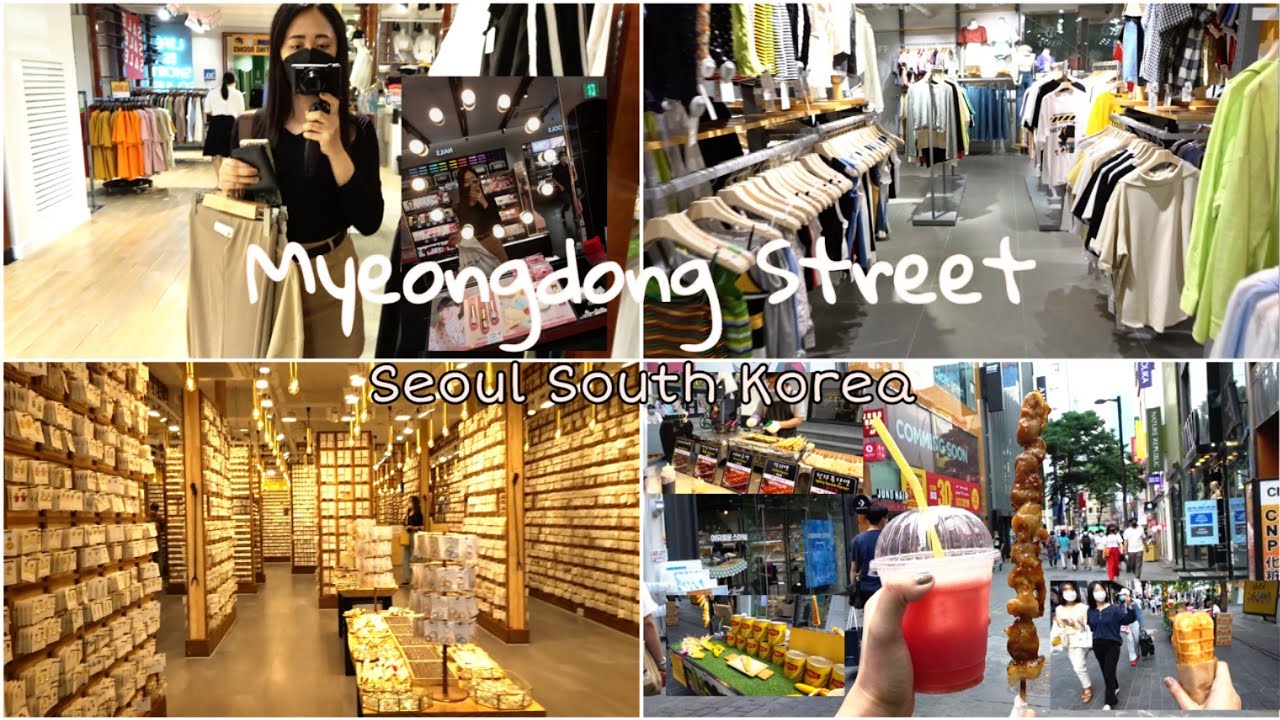 KOREA VLOG 🇰🇷 | MYEONGDONG STREET | ALONE IN SEOUL KOREA