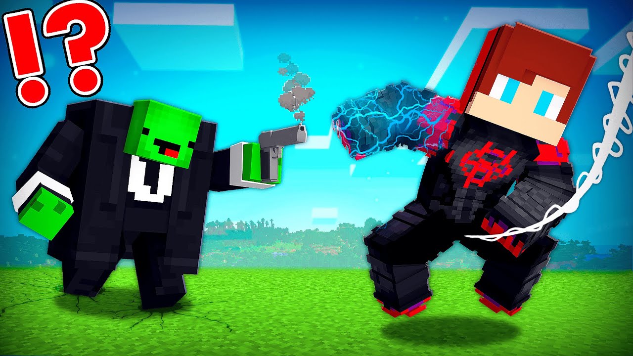 MILES MORALES Speedrunner vs KINGPIN Hunter in Minecraft - Maizen JJ and Mikey