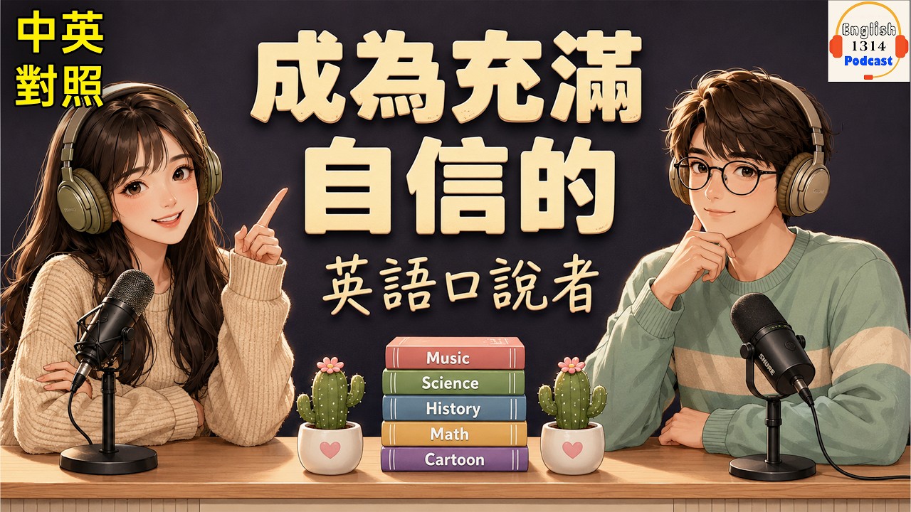 如何自信開口說英文｜輕鬆日常對話的英語播客｜英語播客｜英文口語練習