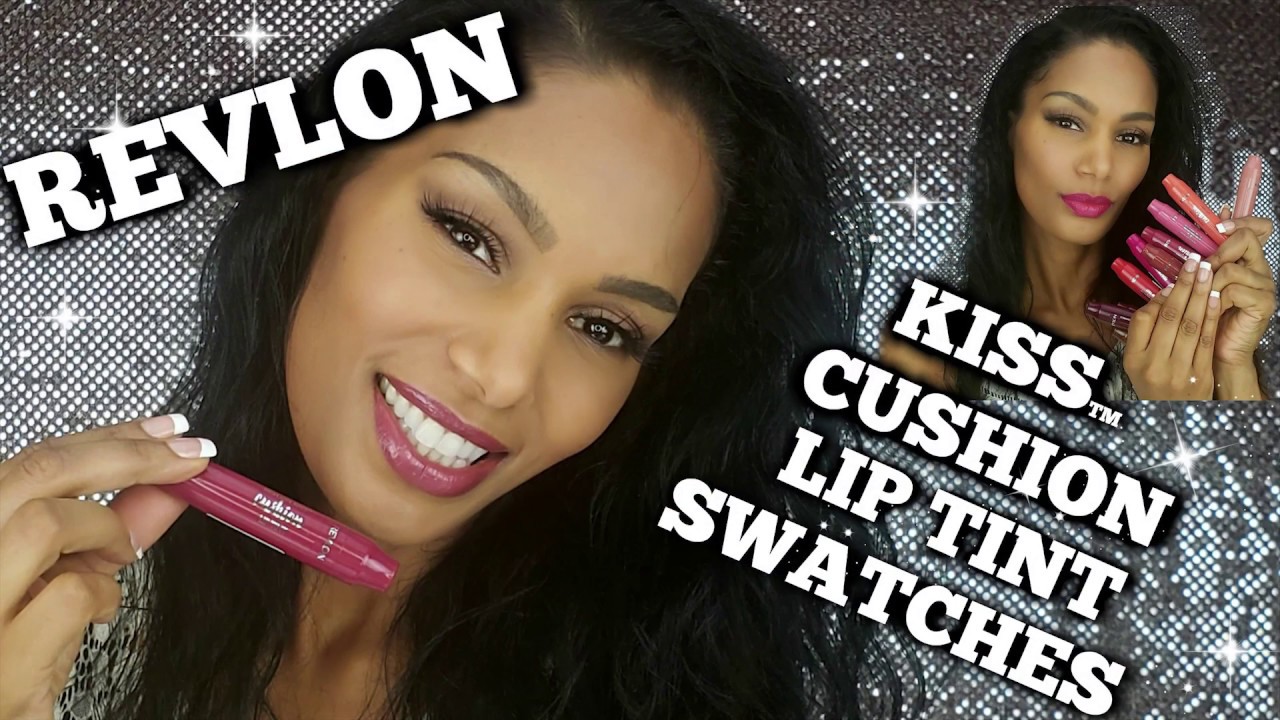 REVLON LIP SWATCHES & DEMO | Kiss Cushion Lip Tint ♡ ALL 10 SHADES!