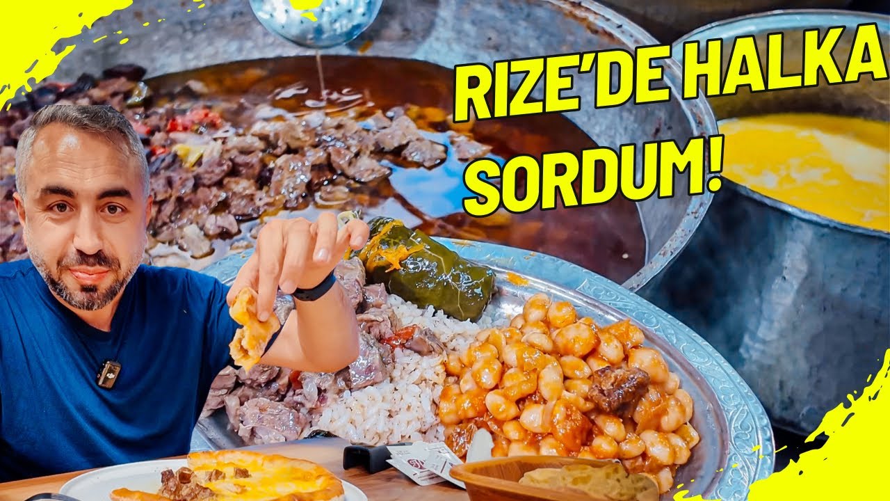 Rize'nin En Lezzetli Yemeğini Nerede Yedim?