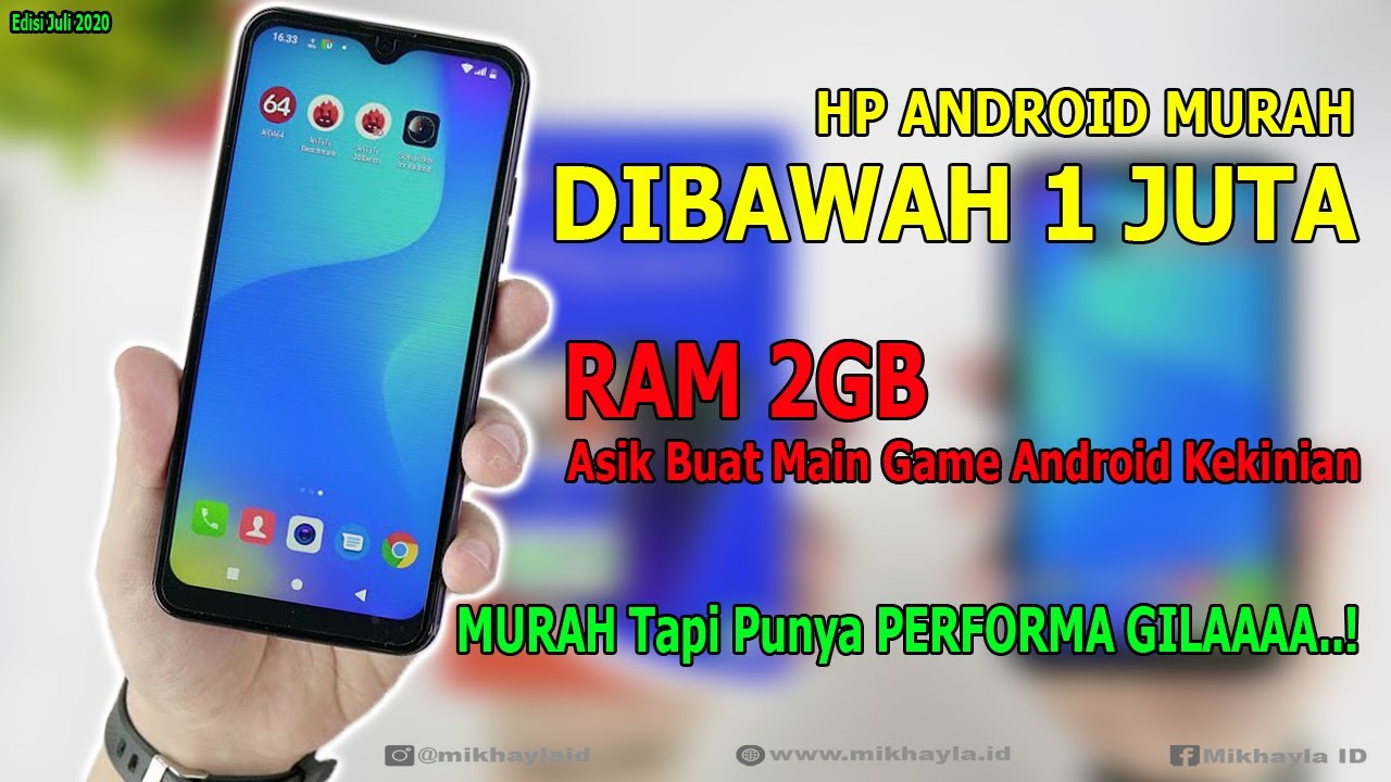 8 Hp Android Murah Dibawah 1 Juta Terbaik RAM 2GB