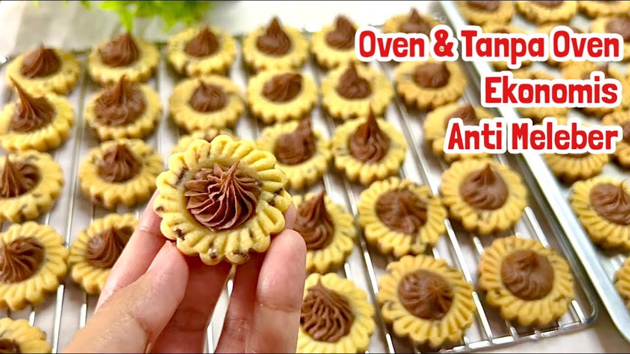 NUTELLA COOKIES EKONOMIS OVEN DAN TANPA OVEN, RENYAH DAN LUMER ENAK BANGET