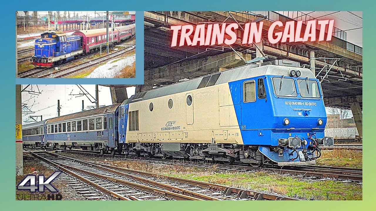 Activitate Feoviara in Gara Galati / Railway Activity in Galati Station
