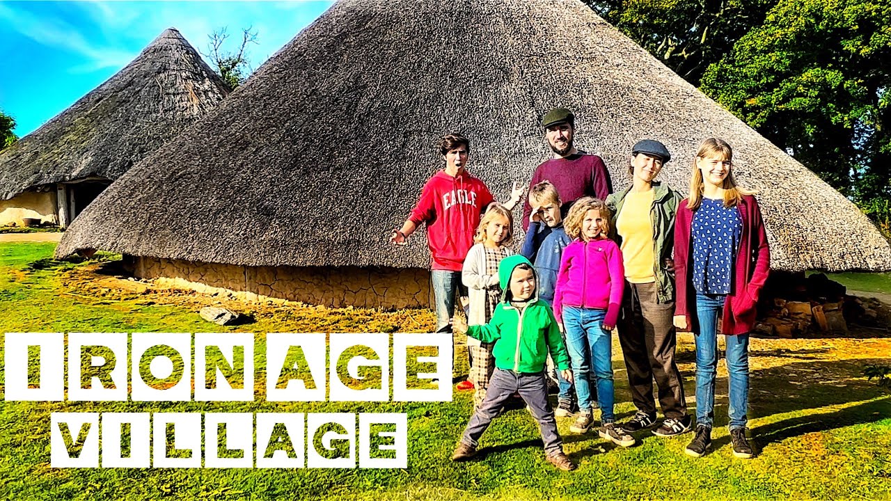 Family of 10 Visits an Iron Age Village! (Wales)