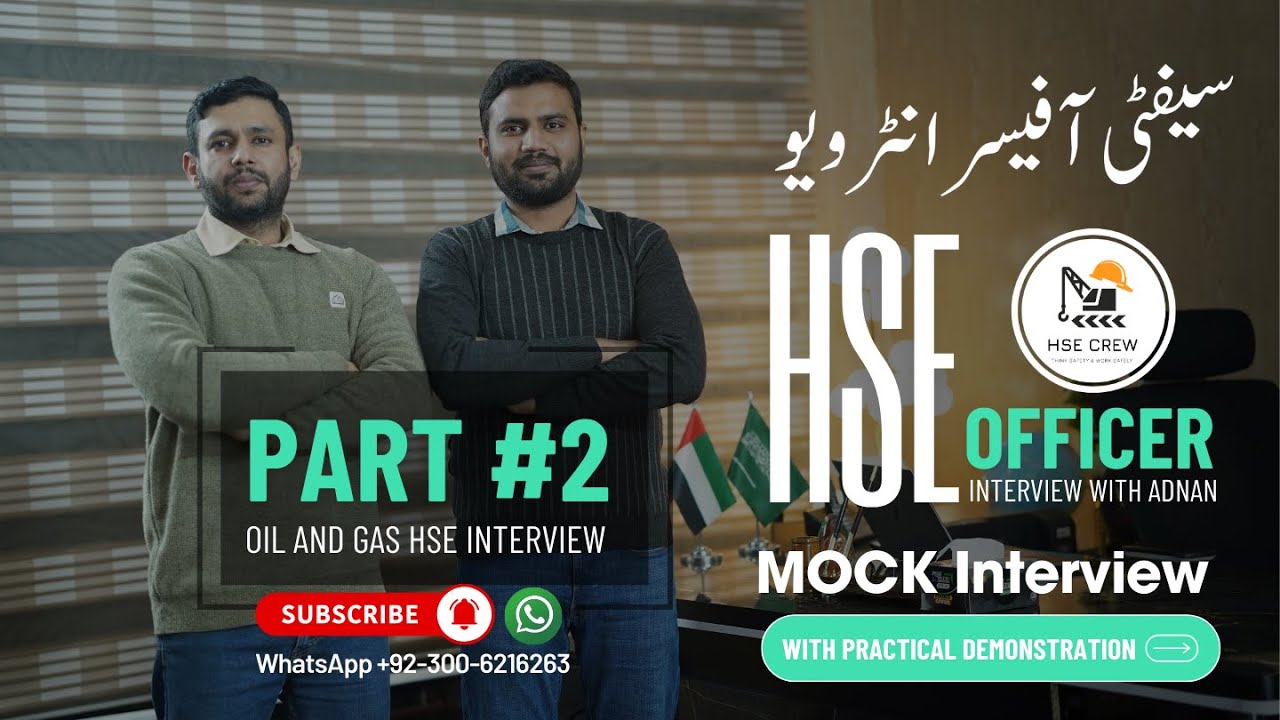 Safety Officer Mock Interview Part 2 | Safety Officer Interview Oil and Gas