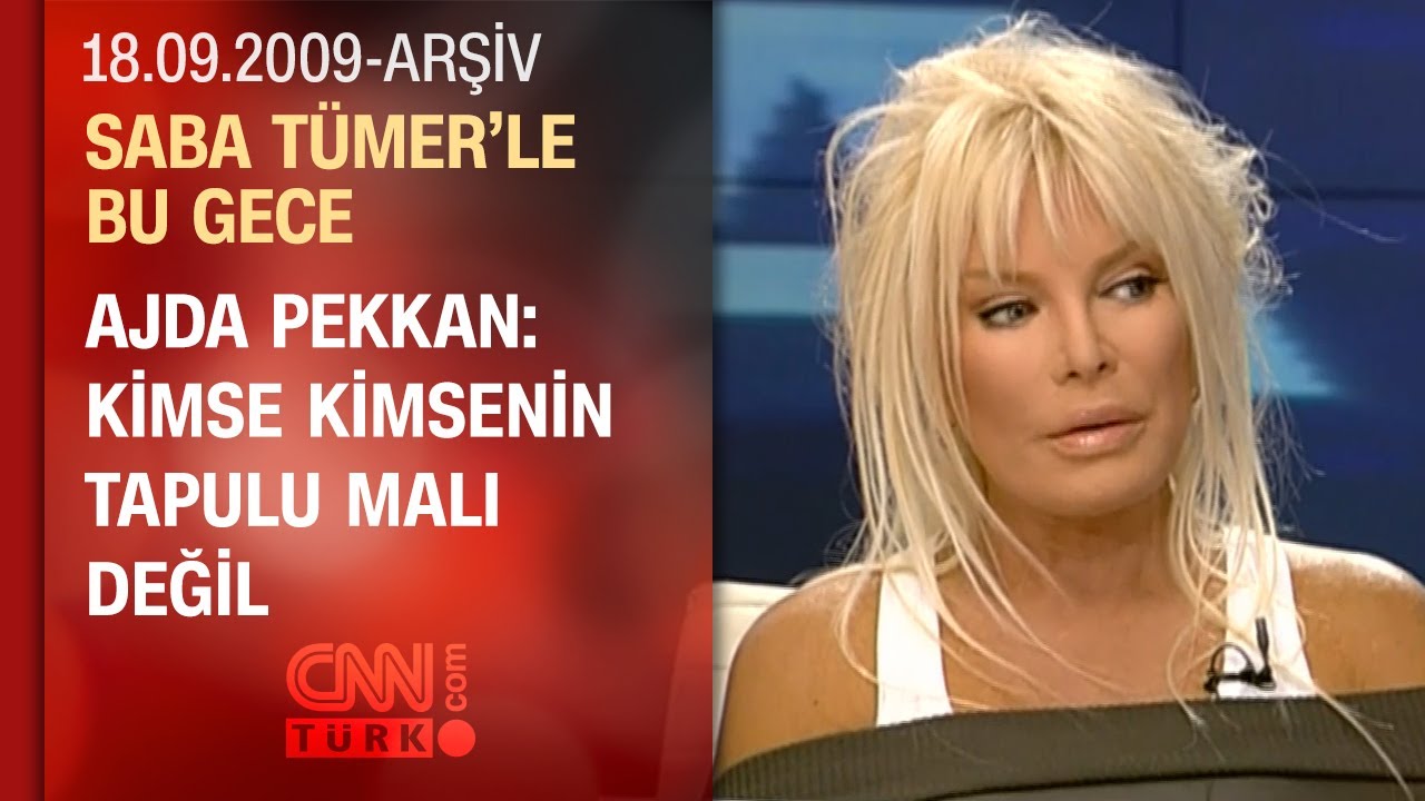 Ajda Pekkan: Okuldan kaçıp şarkı söylerdim - Saba Tümer'le Bu Gece - 18.09.2009