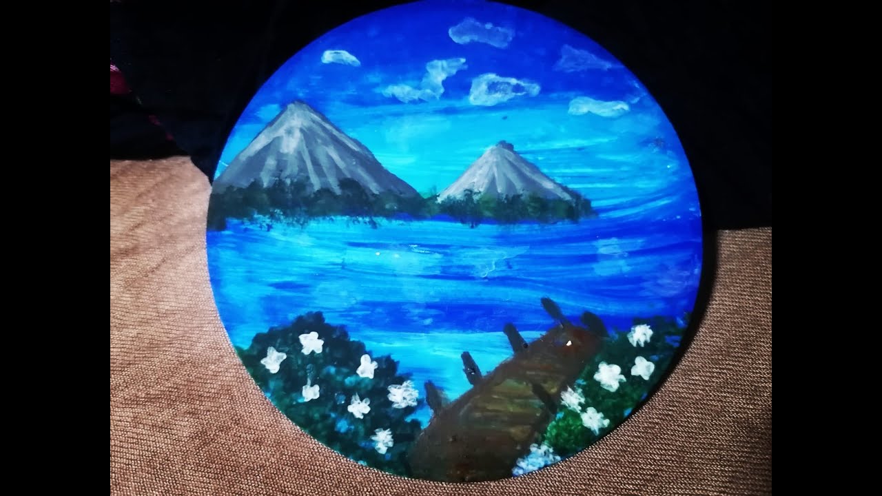 mini scenery painting