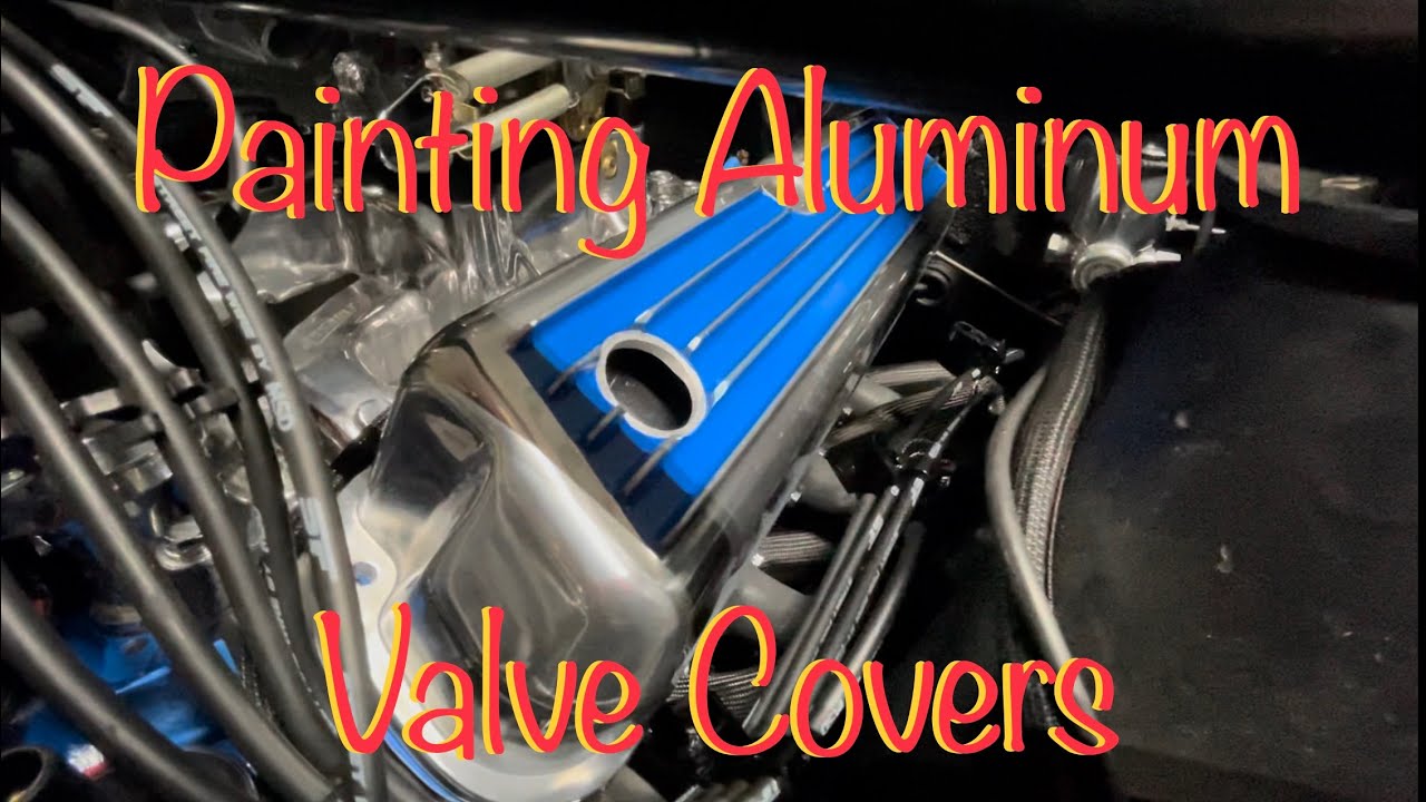 Valve Cover Painting - Ford 289 331 Stroker Motor Rebuild part 29