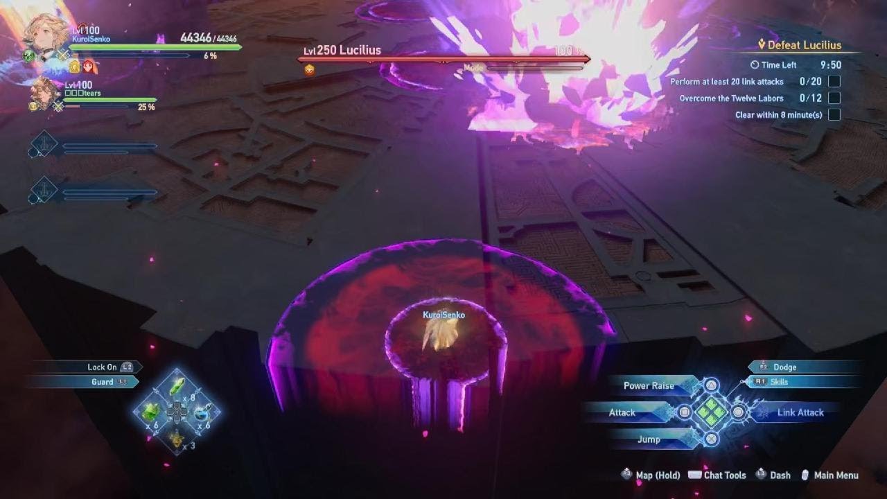 Granblue Fantasy: Relink_ Defeated Zero Lucillus with only 2 players ☺️