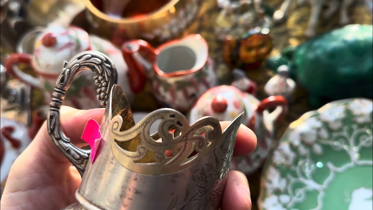 Блошиный рынок Москвы. Что нашли на Вернике. Moscow flea market. What was found #обзор 