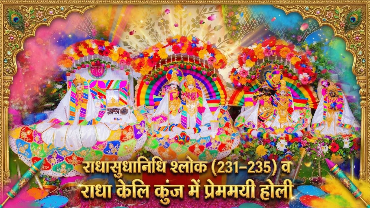राधासुधानिधि श्लोक (231-235) व 