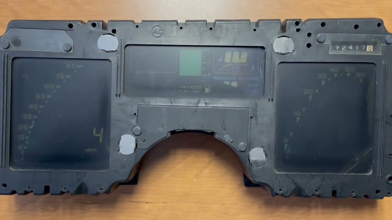 Corvette Instrument Cluster Testing C4 1984 to 1989